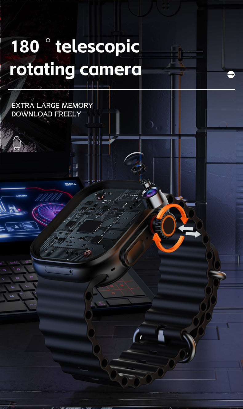 StarTech 2026 Smart Watch – 4G Calling, Camera, Health & Sports Tracking