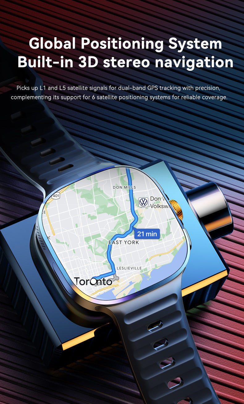 2026 Smart Watch with SIM Card & Camera | Large Screen, Gaming & Streaming