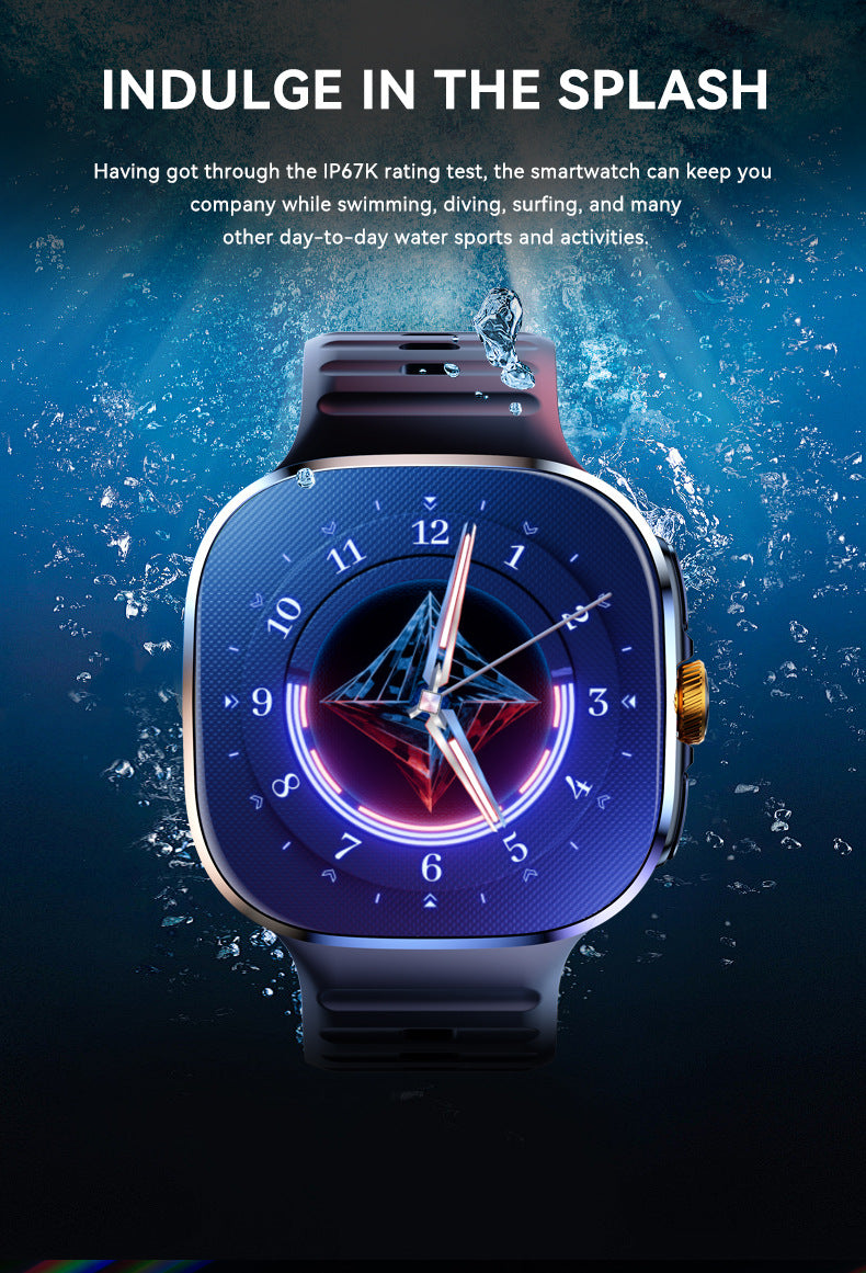 2026 Smart Watch with SIM Card & Camera | Large Screen, Gaming & Streaming