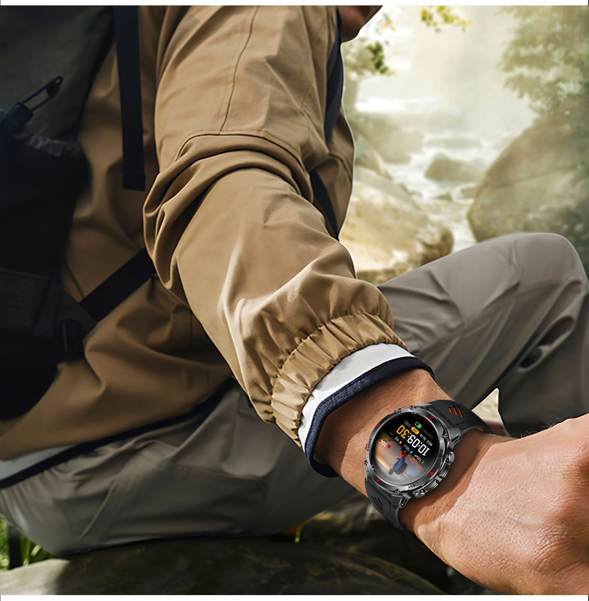 2026 GPS Smart Watch | Waterproof Outdoor Sports & Swim Fitness Tracker
