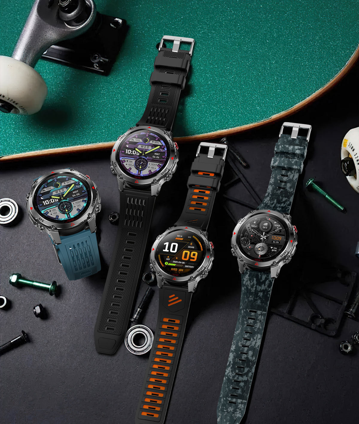 2026 GPS Smart Watch | Waterproof Outdoor Sports & Swim Fitness Tracker